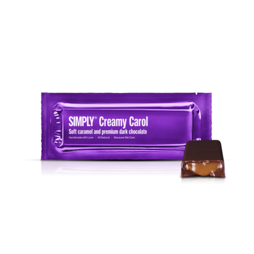 Creamy Carol | Blød karamel og mørk chokolade køb online chokolade gaver