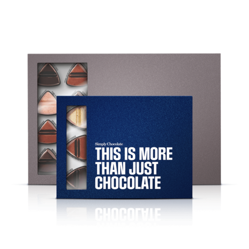 For chocolate lovers | Æske med 12 stk. + 24 stk. chokolade køb online chokolade gaver