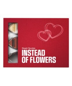 Køb Æske med chokolade 12 stk. | Instead of flowers billigt online tilbud gave