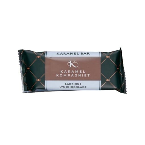 Køb Karamelbar | Lakrids med lys chokolade billigt online tilbud gave