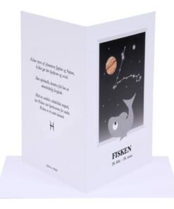 Køb Kids By Friis - Stjernetegns Kort - "Fisken" billigt online tilbud gave