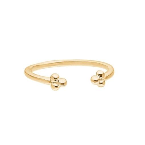 Køb Ring | Simple Flower | Guld billigt online tilbud gave