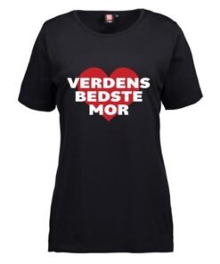 Køb T-shirt - VERDENS BEDSTE MOR billigt online tilbud gave