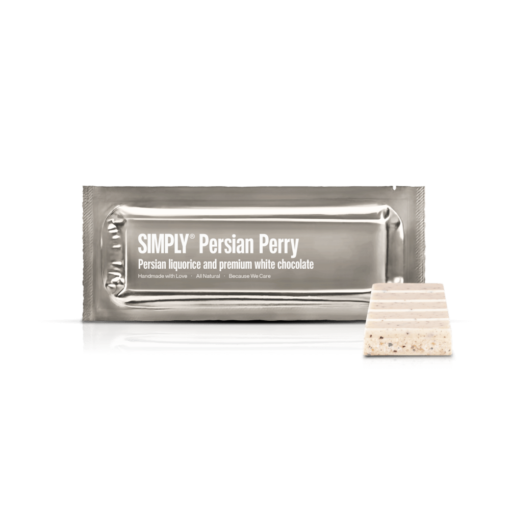 Persian Perry | Persisk lakrids og hvid chokolade køb online chokolade gaver
