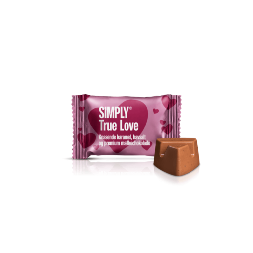 True Love - 75 stk. box | Knasende karamel